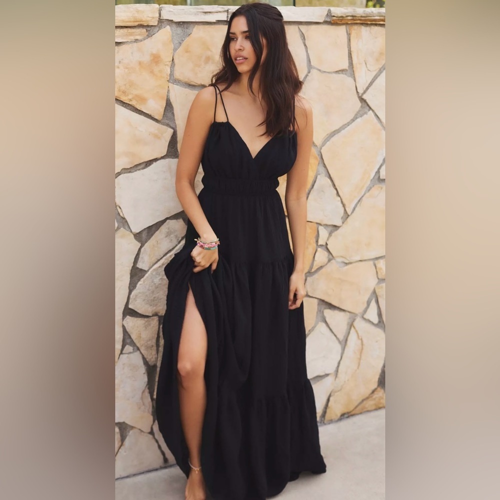 Hutch Tiered V-Neck Maxi Dress Sz. XS‎